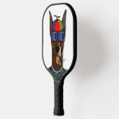 El Pinscher Does Carnaval Pickleball Paddle (Links)