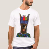 El Pinscher Does Carnaval T-shirt (Voorkant)