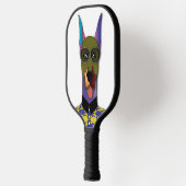 El Pinscher Does Country Club Pickleball Paddle (Links)