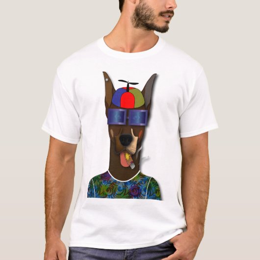 El Pinscher Doet Carnaval T-shirt (Voorkant)