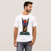 El Pinscher Doet Carnaval T-shirt (Voorkant volledig)
