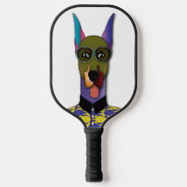 El Pinscher Doet Country Club Pickleball Paddle
