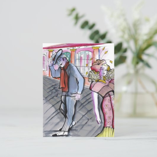 El Piropo Tango Briefkaart (Staand voorkant)