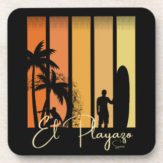 El Playazo Spanje Surfen Strand Bier Onderzetter