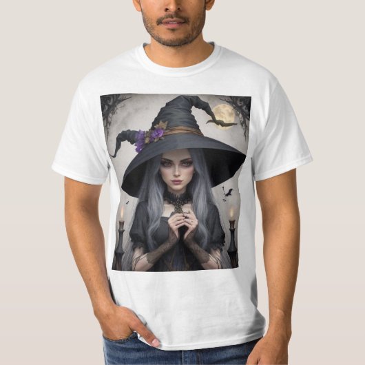 El Poder de la Bruja: Magia y Misterio T-shirt (Voorkant)