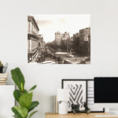 El Prado de La Habana 1920 Foto Antigua Poster (Thuiskantoor)