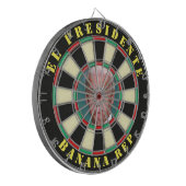 El Presidente Joe Biden Banana Dartbord (Voorkant Links)