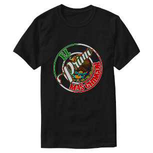 El Primo Mas Chingon Mexicaans Mexico Print trots  T-shirt