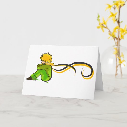 El princiito kaart (Gele Bloem)