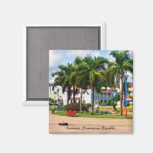 El Pueblo de Samaná Magneet (Voorkant / Achterkant)