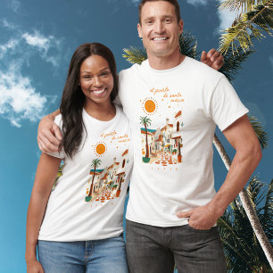 El puerto de santa María Spanje witte stad kleding T-shirt