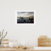El puerto/O porto/The port Poster (Keuken)