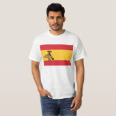 El Pulpo Paul invade la bandera de España! T-shirt (Voorkant volledig)