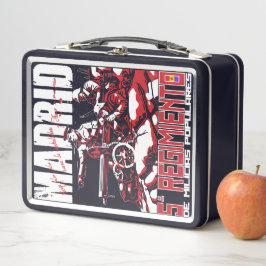 El Quinto Regimiento MADRID Metal Lunch Box