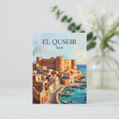 El Quseir Egypte Briefkaart (Staand voorkant)