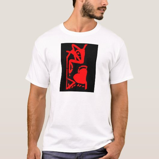El raton comiendo corazón t-shirt (Voorkant)