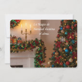 El Regalo Incomparable de la Navidad Feestdagenkaart (Achterkant)