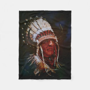 "El Reno Chief" fleece deken