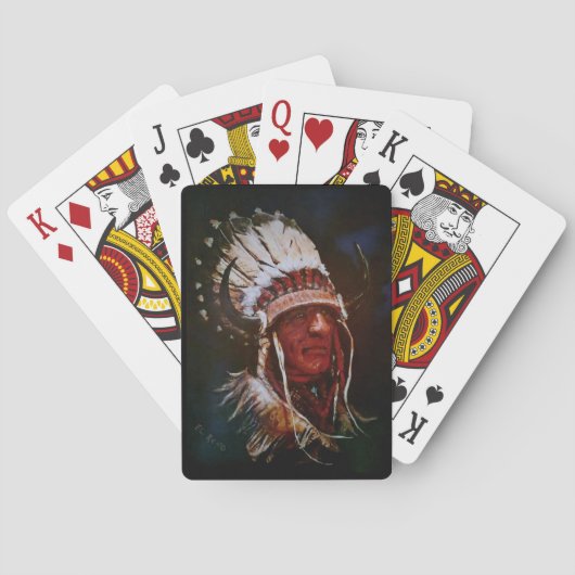 "El Reno Chief" Klassieke Speelkaarten (Achterkant)