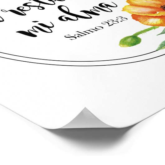 El restaura mi alma Póster Poster (Hoek)