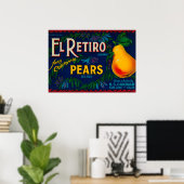 El Retiro Paar-label Poster (Thuiskantoor)