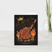 El Rey de la Carne Asada BBQ Cookout Master King F Kaart (Voorkant)