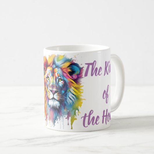 El rey de la casa koffiemok (Voorkant rechts)