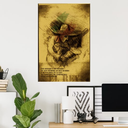 El Rey Poster (Thuiskantoor)
