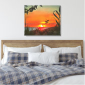 El Rio Pitillal 2009 Canvas Art Print (Insitu (Slaapkamer))