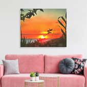 El Rio Pitillal 2009 Canvas Art Print (Insitu (Woonkamer))