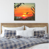 El Rio Pitillal 2009 Canvas Art Print (Insitu (Slaapkamer))
