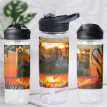 El Rio Pitillal Love & Zonsondergangen 2009 Waterfles<br><div class="desc">Het schilderen "Collectie El Rio Pitillal 2009" personaliseert op de productpagina of klikt de knoop "aanpast"voor meer ontwerpopties. Ontwerp gemaakt van mijn schilderij "El Rio Pitillal 2009", waarin een uitzicht uit El Oasis del Holi wordt opgenomen in een hotel naast het Pitillal El Rio, waar het naar de Banderas Bay...</div>