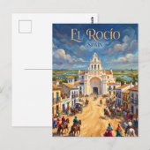 El Rocío dorp Spanje Briefkaart (Voorkant / Achterkant)