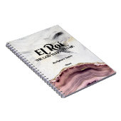 El Roi de God die mij Monogram Manuscript ziet Notitieboek (Rechterzijde)