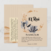 El Roi | Namen van de goddelijke revolutie Briefkaart (Voorkant / Achterkant)