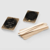 El Roi (zwart/goud) Handwaaier (Niet-gemonteerd)