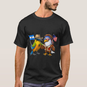 El Salvador Amerikaans erfgoed T-shirt