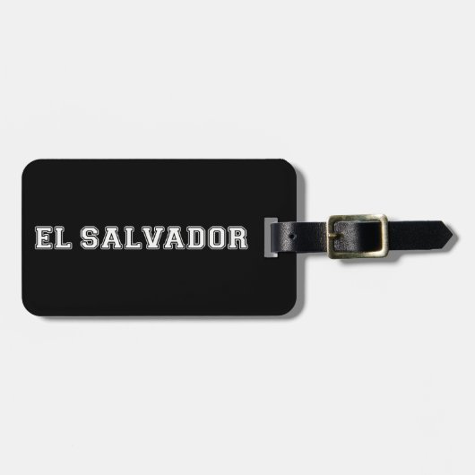 El Salvador Bagagelabel (Voorkant horizontaal)