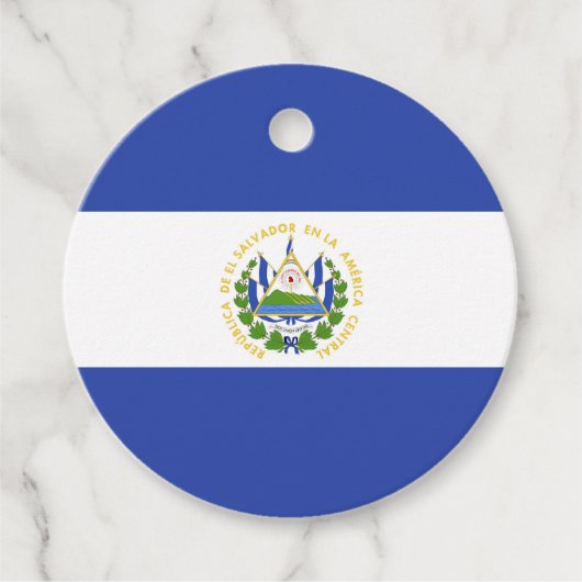 El Salvador Bedankjes Labels (Voorkant)