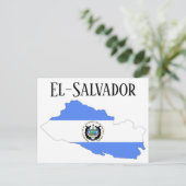El-Salvador Briefkaart (Staand voorkant)