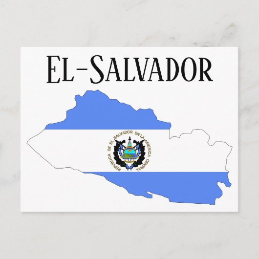 El-Salvador Briefkaart (Voorkant)