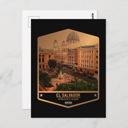 El Salvador Briefkaart (Voorkant / Achterkant)