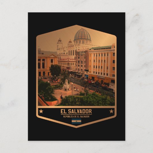 El Salvador Briefkaart (Voorkant)