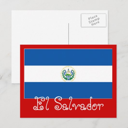 El Salvador Briefkaart (Voorkant / Achterkant)
