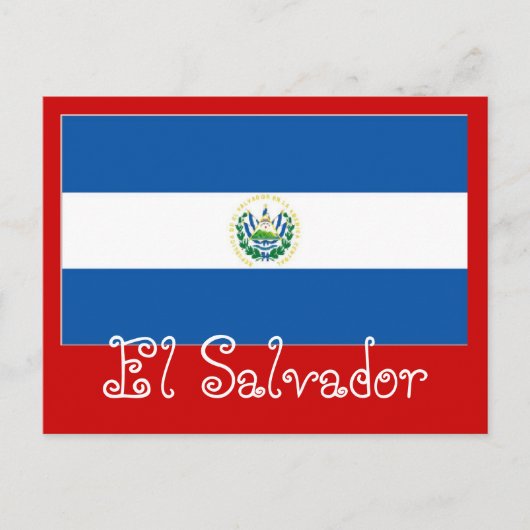 El Salvador Briefkaart (Voorkant)