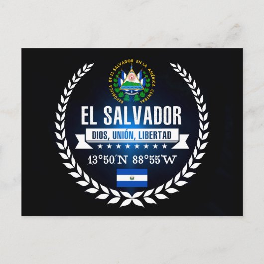 El Salvador Briefkaart (Voorkant)