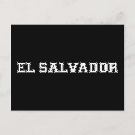El Salvador Briefkaart (Voorkant)