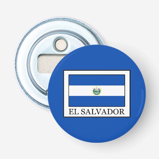 El Salvador Button Flesopener (Voorkant)