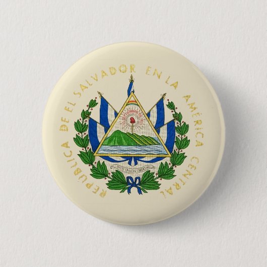 El Salvador Button Pin (Voorkant)