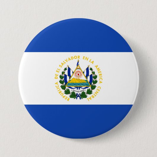 El Salvador-Button Ronde Button 7,6 Cm (Voorkant)